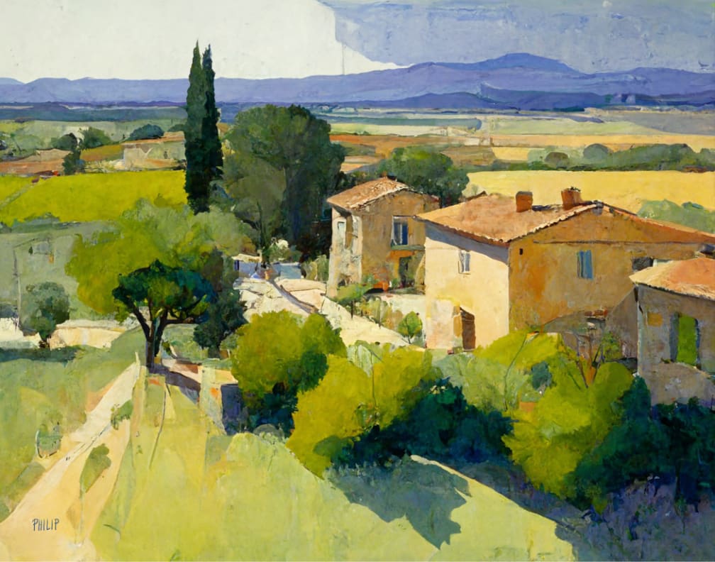 Tuscan Villa by Michelle Philip 