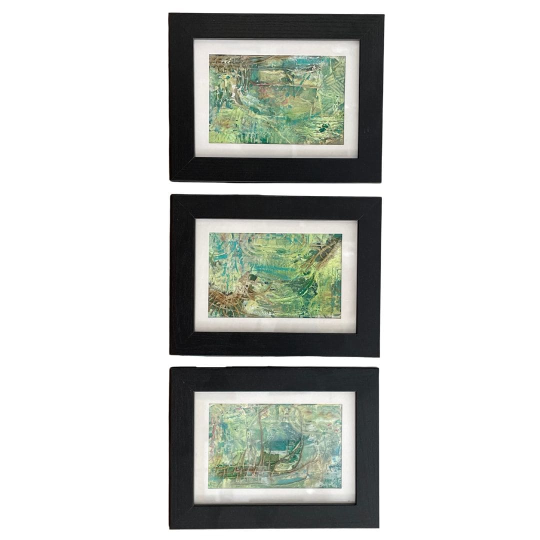 Green Textured Trio by Marianne Mullen, Image 5.