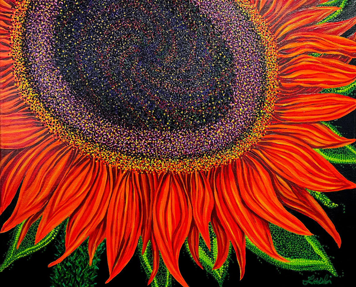 Subliminal Sunflower #02 by Lesli Bailey 
