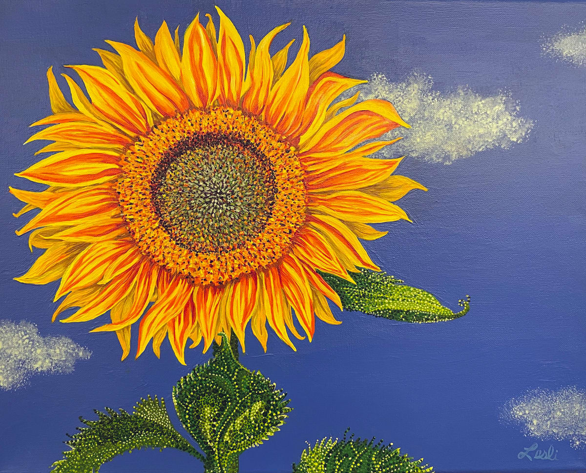 Subliminal Sunflower #09 by Lesli Bailey 