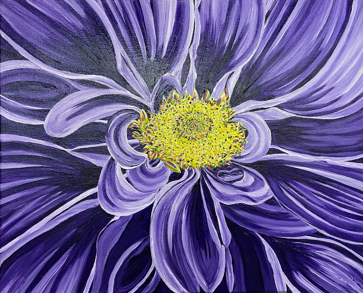 Purple Swirls from the exhibition Subliminal Sunflowers: A ...