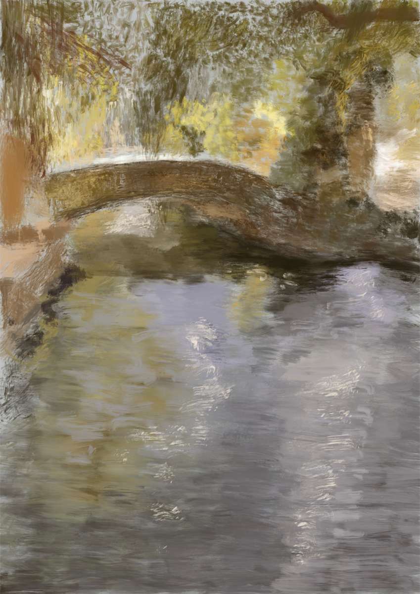 ART008 Bridge over Water by Bella Moraes ArtWork 