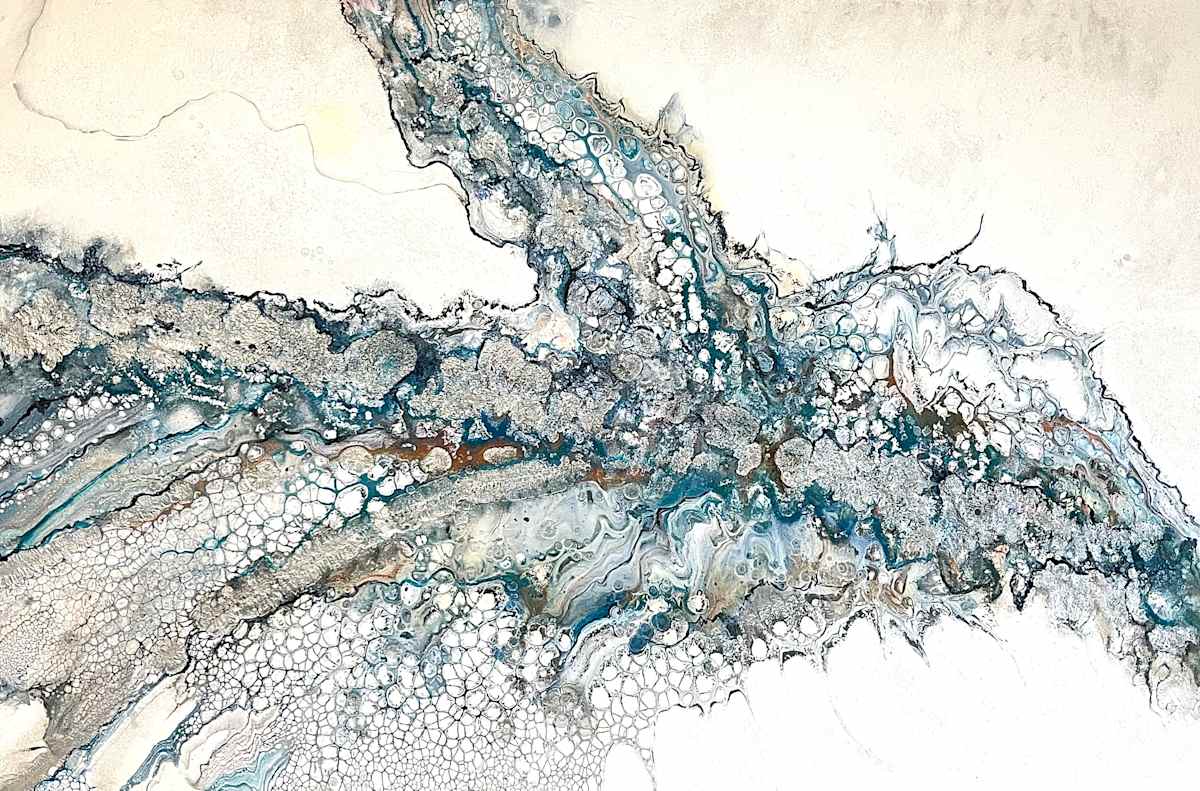 Dolphin Cove - Gallery wrapped canvas with Frame by Beth Miller 