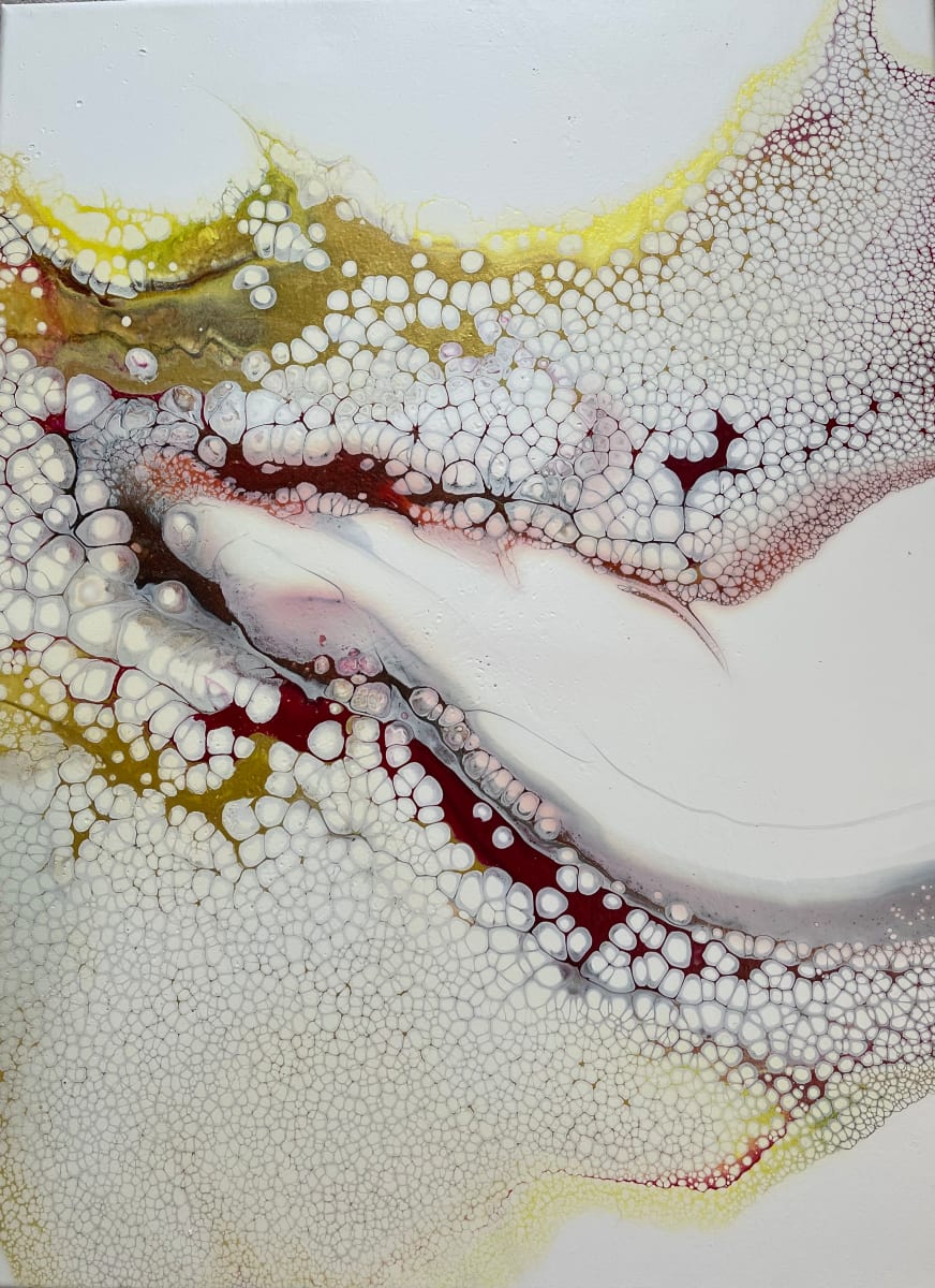 Sweet Crocodile w/ Black Frame by Beth Miller 