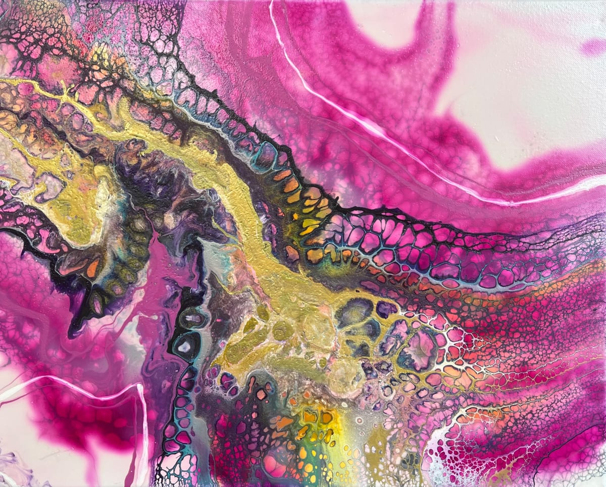 Purple Microdot by Beth Miller 