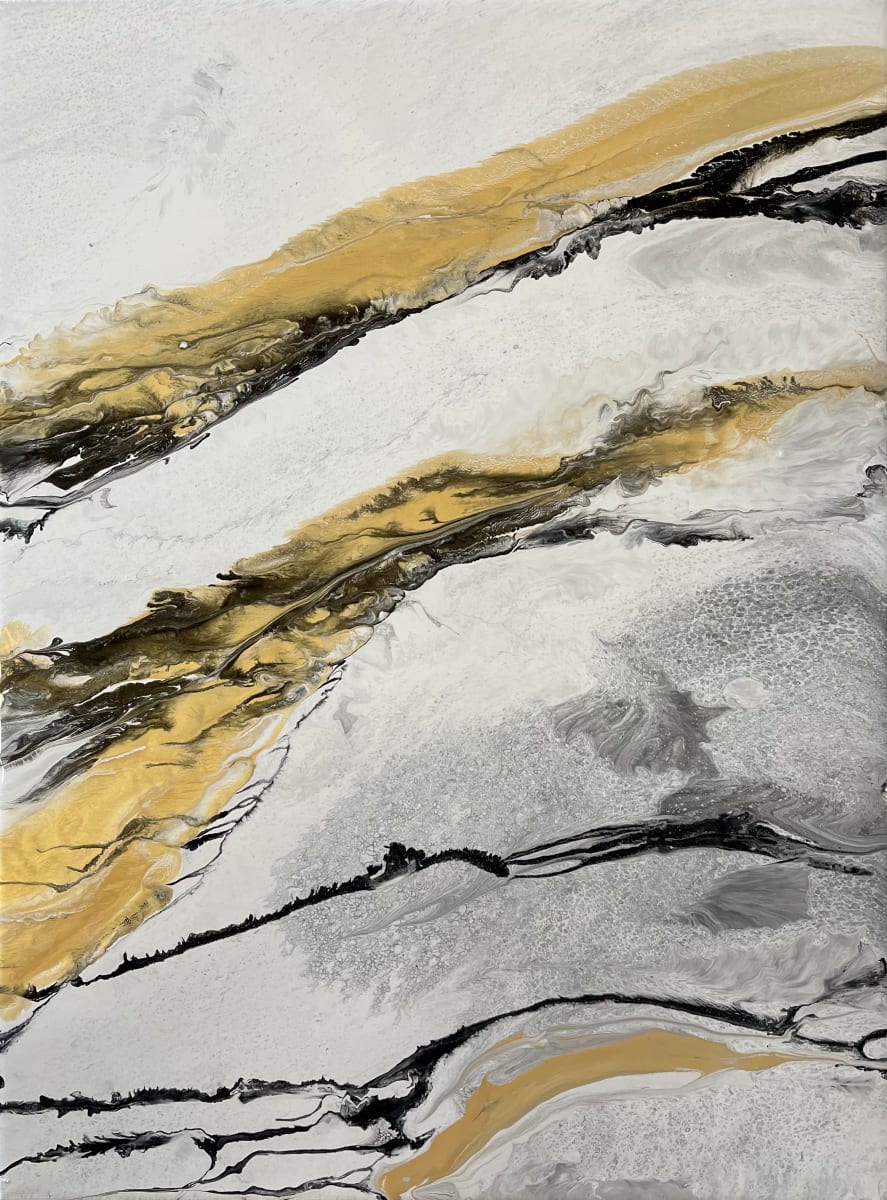 Gold Veins 2 by Beth Miller 