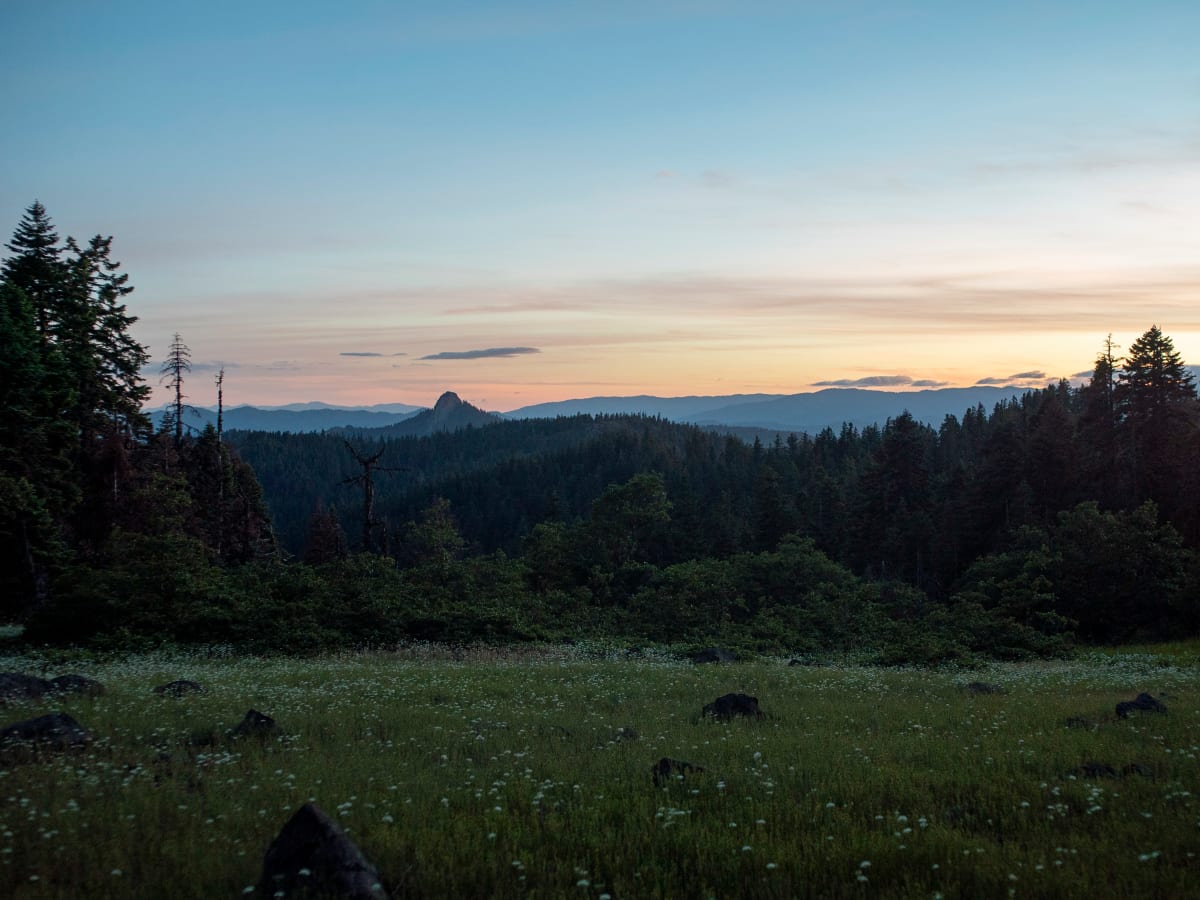 Evening Twilight, Cascade-Siskiyou National Monument, Jackson County, Oregon by Mark Tribe Studio 