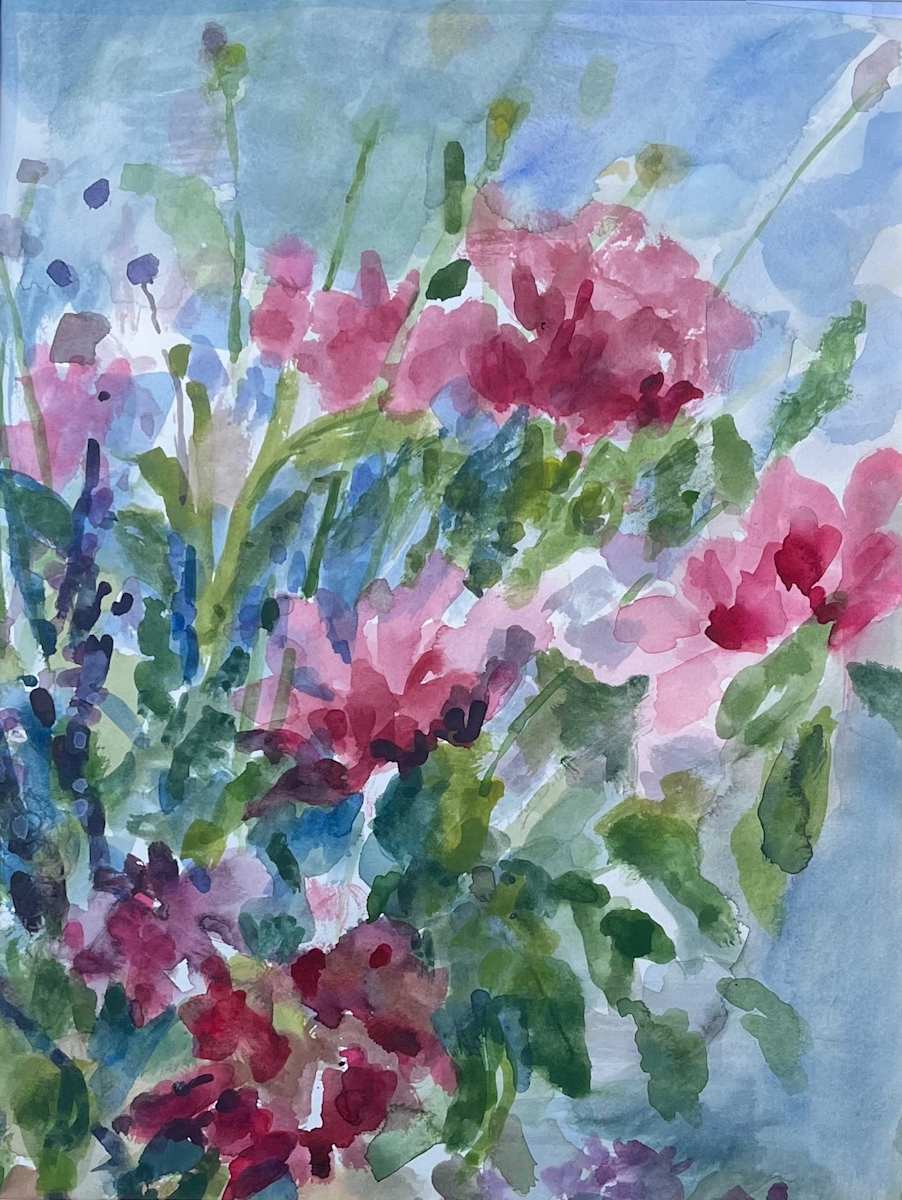 Along the boulevard by Charlotte Roberts 