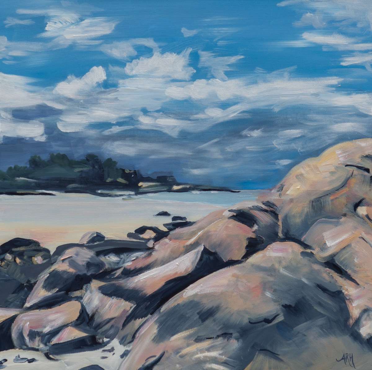 Wingaersheek Rocks by Amy Holland Crafton 