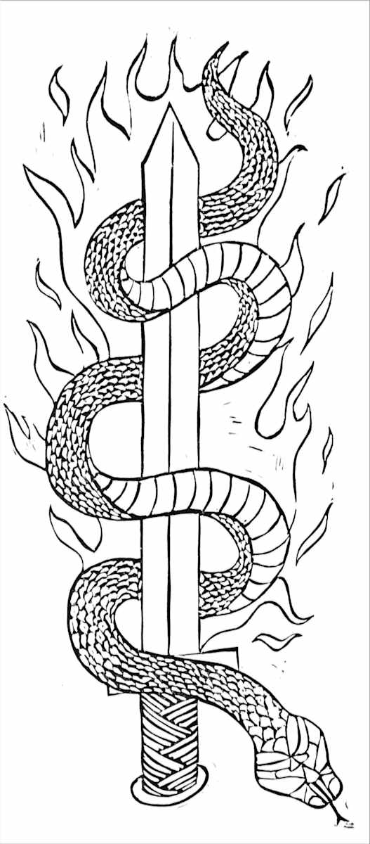 The snake of Eden by Skye DelViscio 