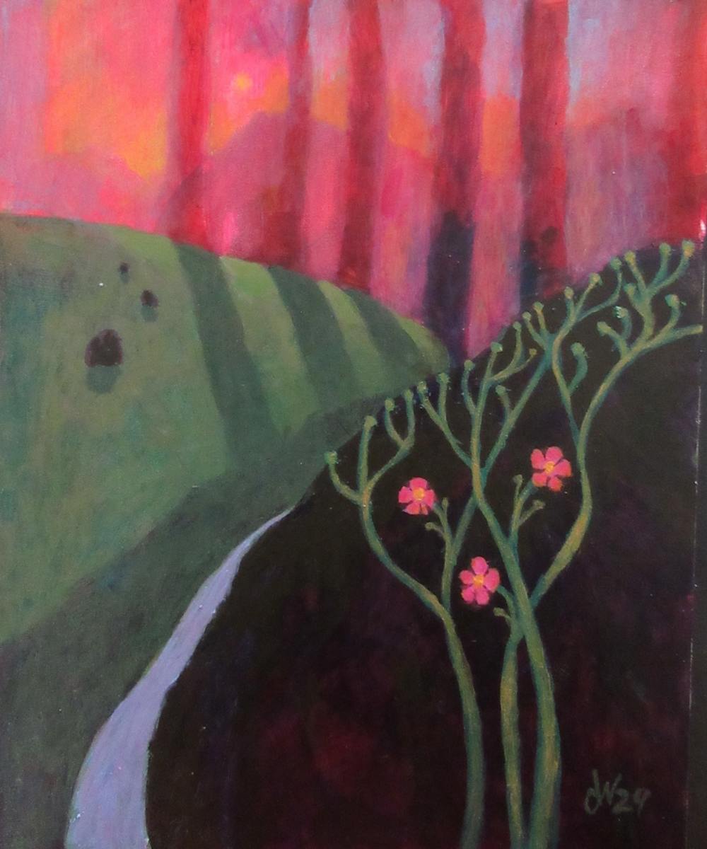 Blazing Sunset by Diane Nelson 