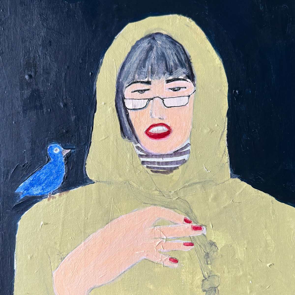 And now a bird by Judith Luscher Blotnick 