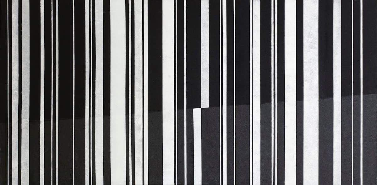 barcode black and white by Sue Yang 