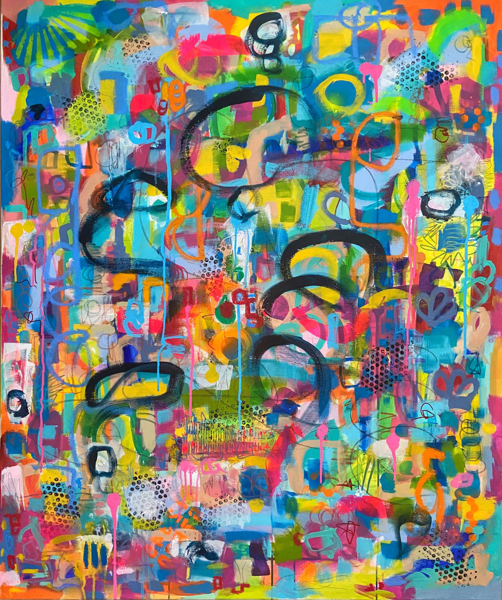Chromatic Rhapsody by Irene Chua  Image: A Graffiti Symphony in Vibrant Hues