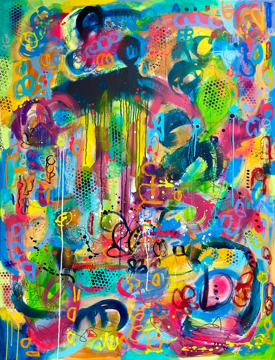 Joyful Kaleidoscope: Colorful Fusion of Expression by Irene Chua 
