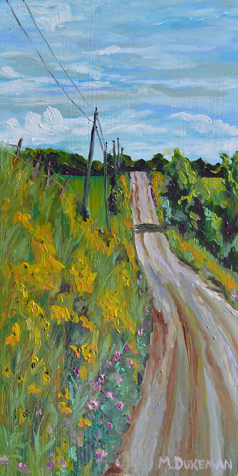 "Country Roads Home" by Margaret Fischer Dukeman 