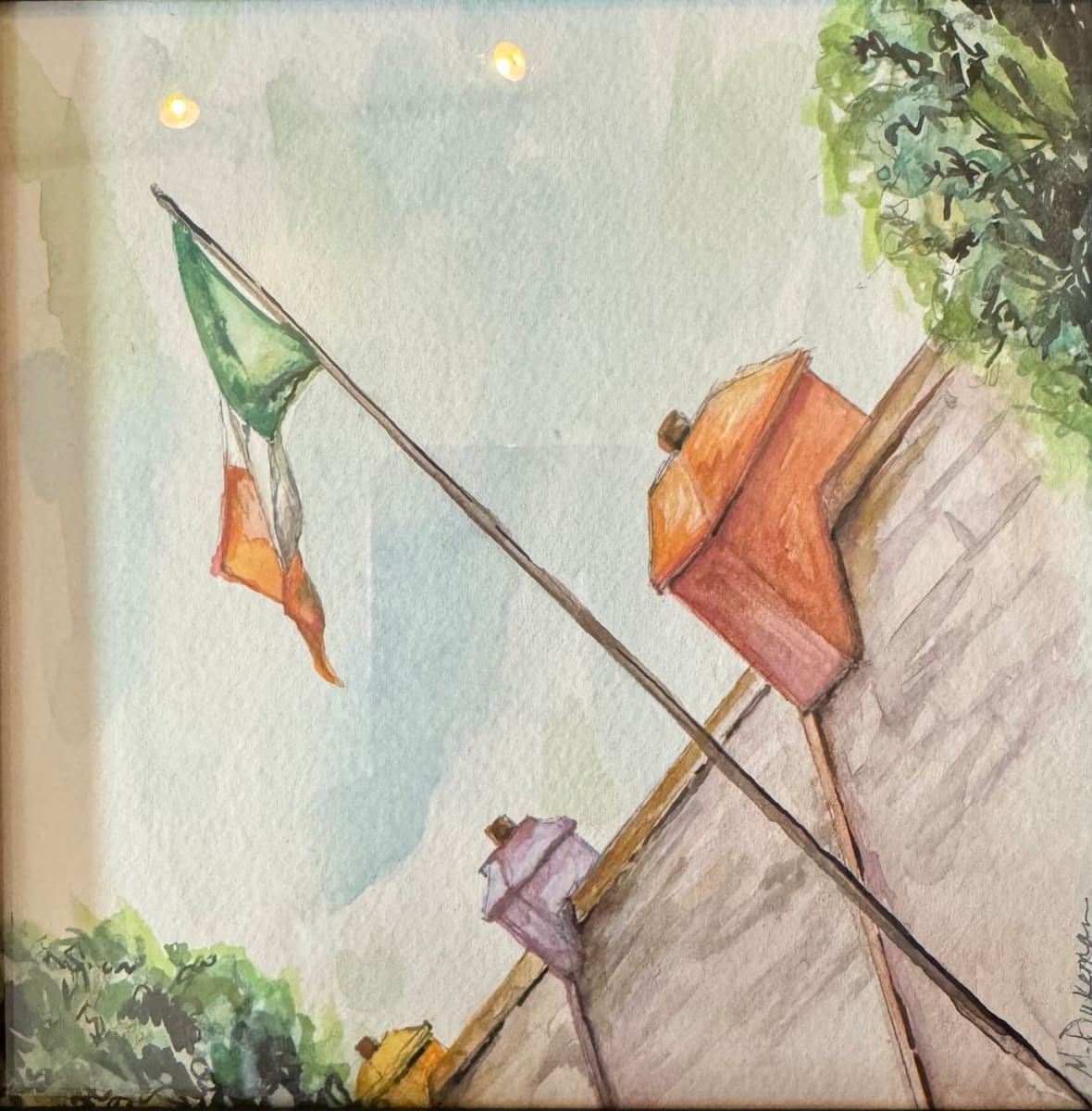 Irish Flag by Margaret Fischer Dukeman, Image 1.