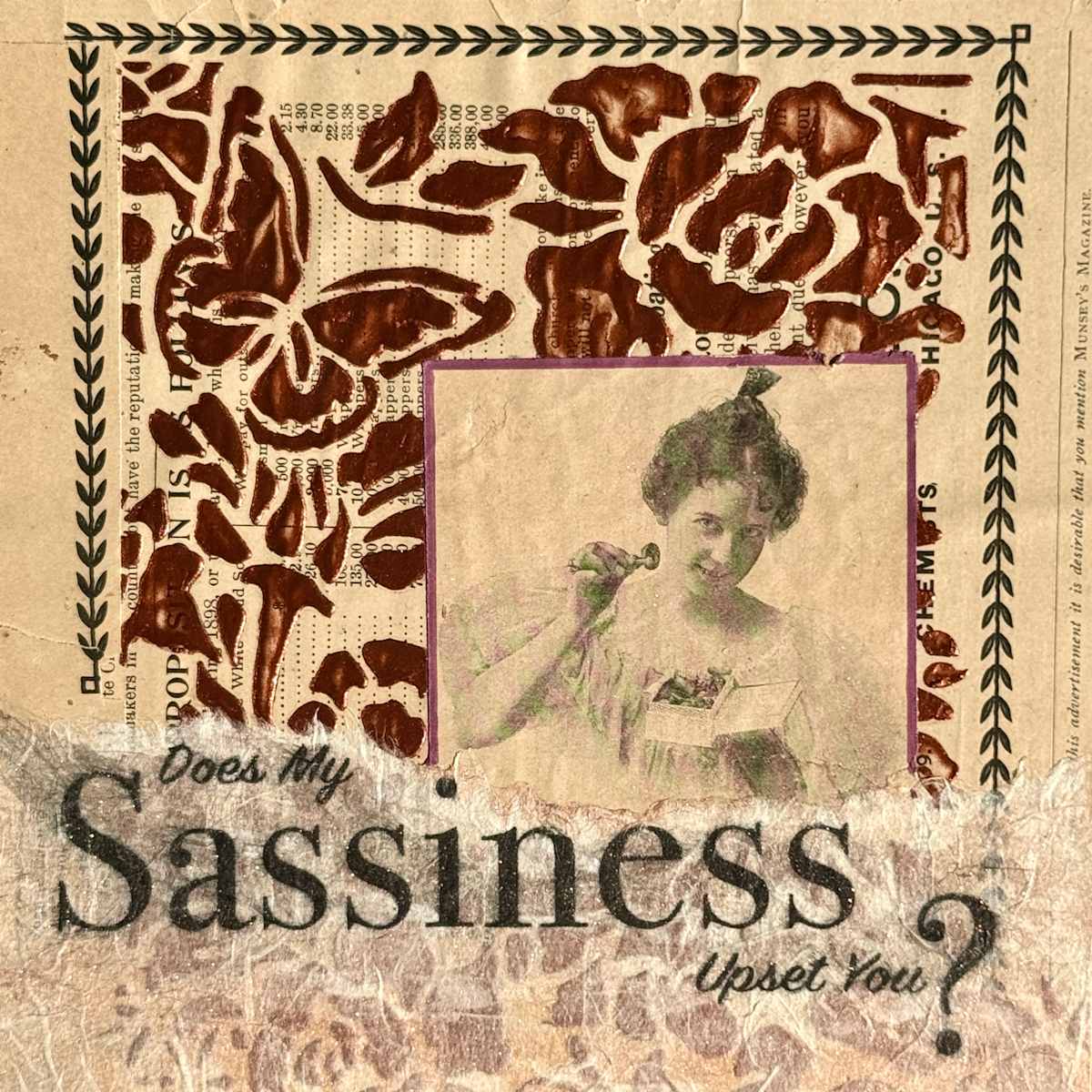 Sassiness Upset You? by Margaret Fischer Dukeman 