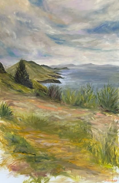 22-20-1440 Looking Towards Tomorrow 24x36 by Margaret Fischer Dukeman 