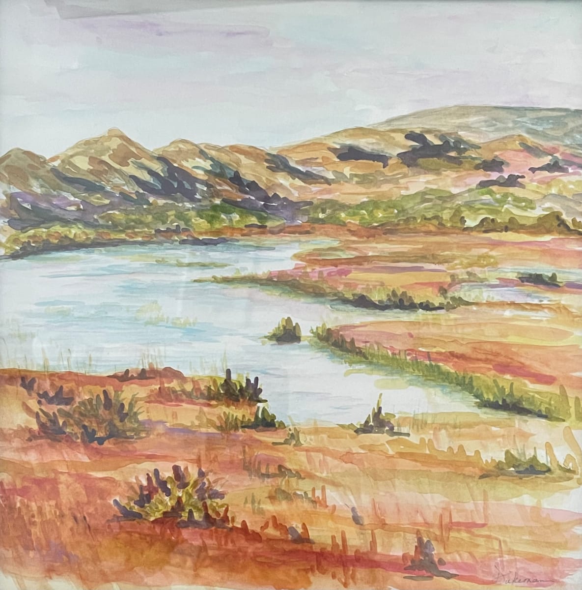Autumn Bog on Fire by Margaret Fischer Dukeman 