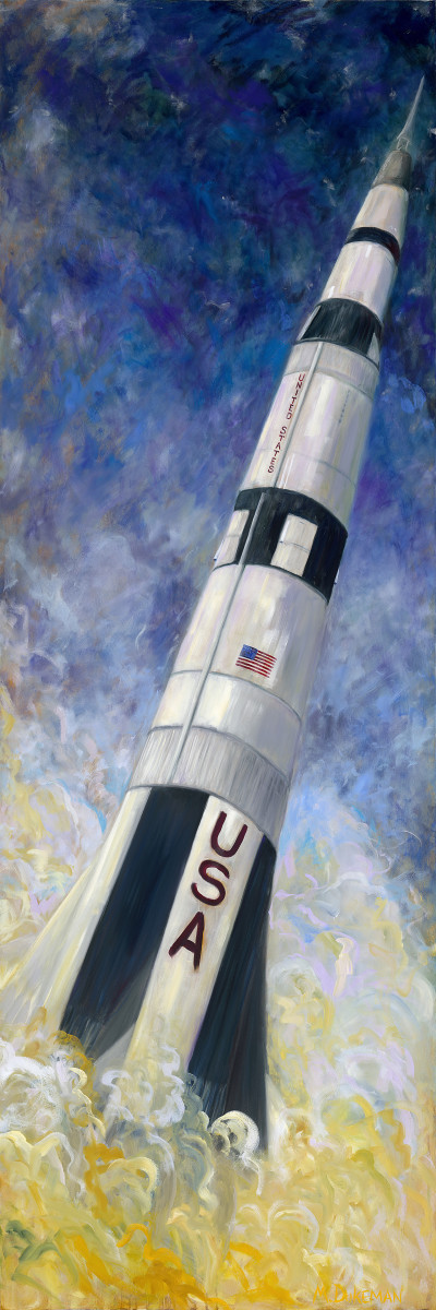 "Saturn V" by Margaret Fischer Dukeman 