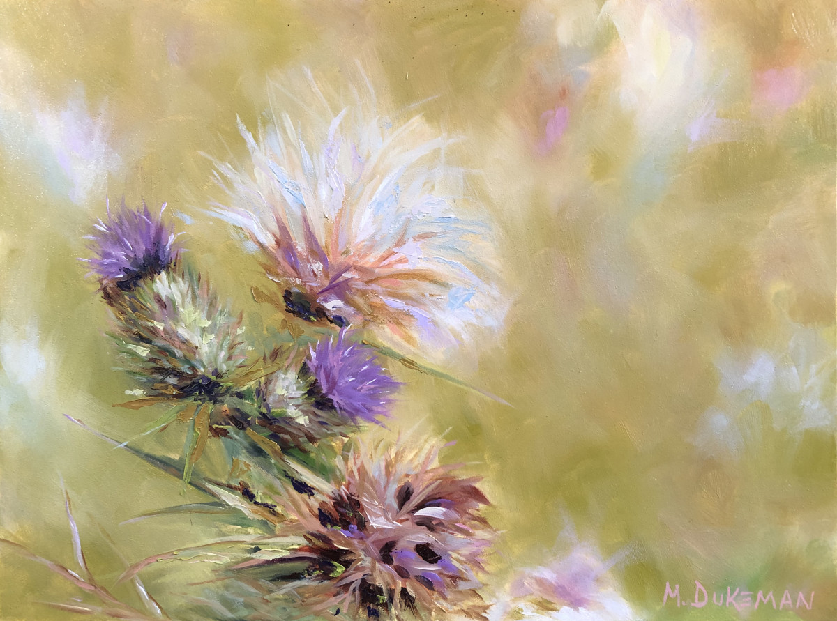 "Scottish Plume Thistle" by Margaret Fischer Dukeman 