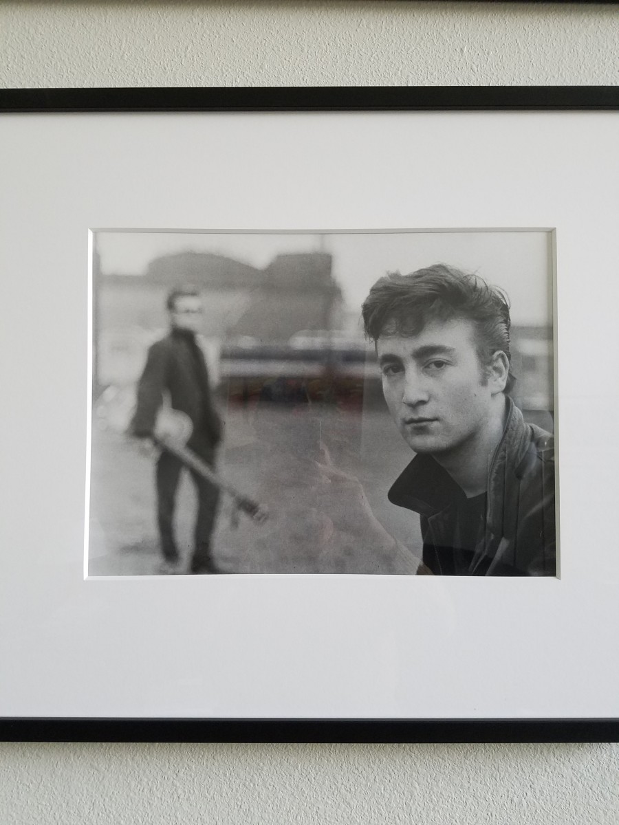 Hamburg Photo - Astrid Kirchherr print signed/numbered by John Lennon 