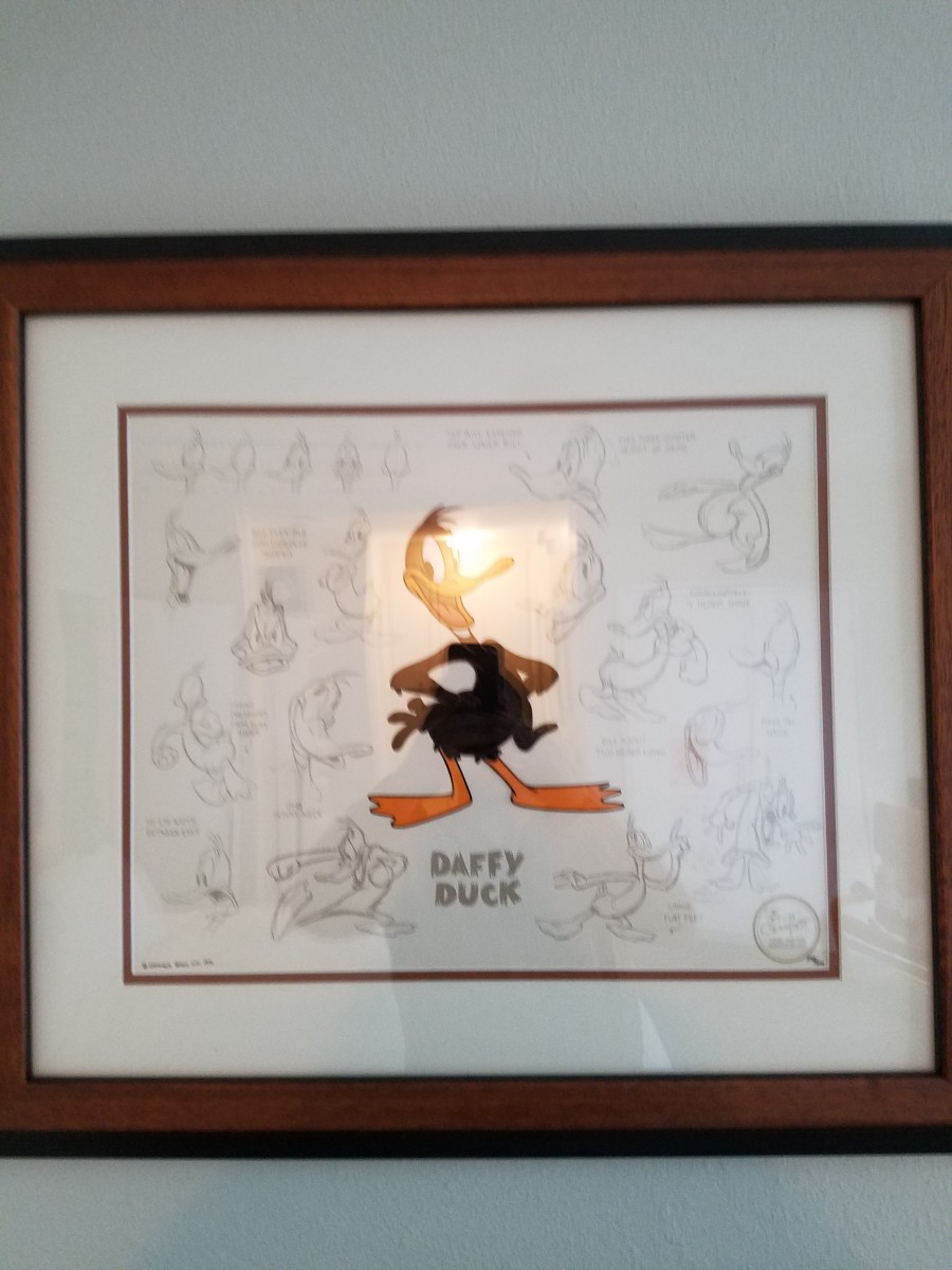 Daffy Duck  - Bob Clampett ltd. ed. cel by Warner Bros. Animation 