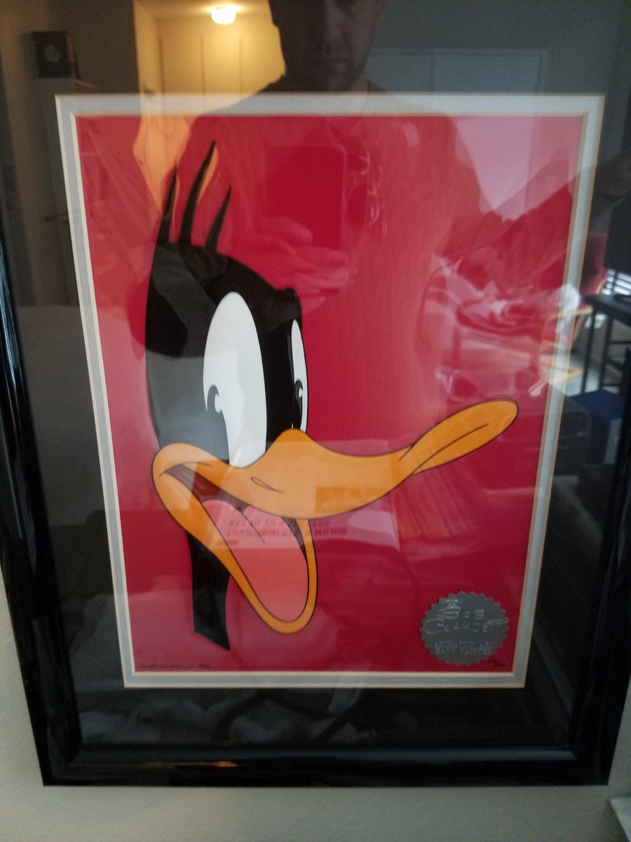 Daffy Duck  - Bob Clampett ltd. ed. cel by Warner Bros. Animation 