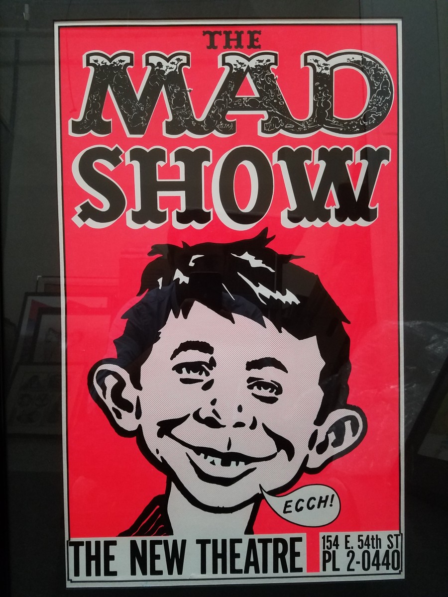 The Mad Show - window card 