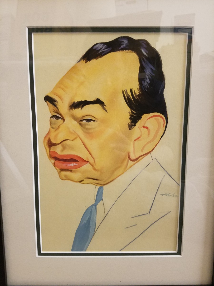 Edward G. Robinson by Dal Holcomb 