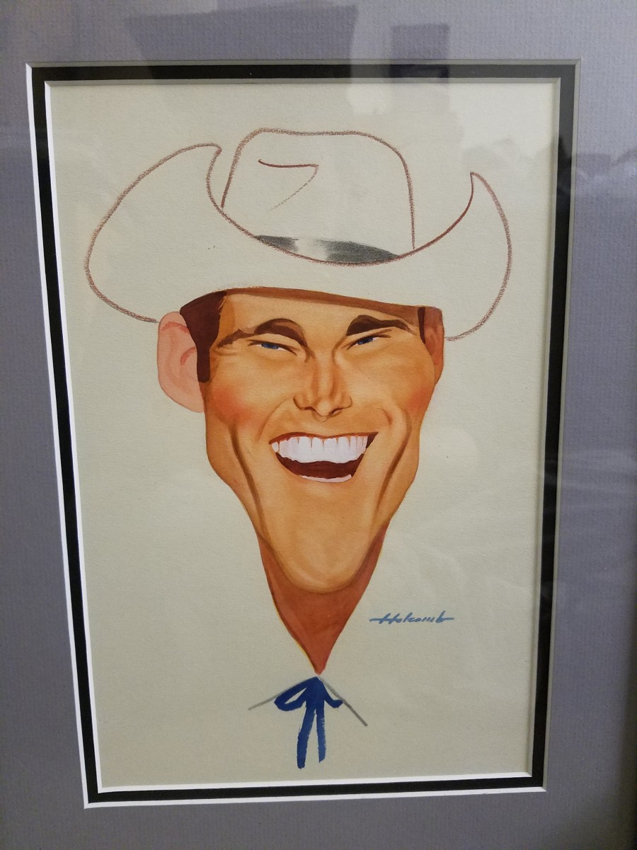 Chuck Conners by Dal  Holcomb 