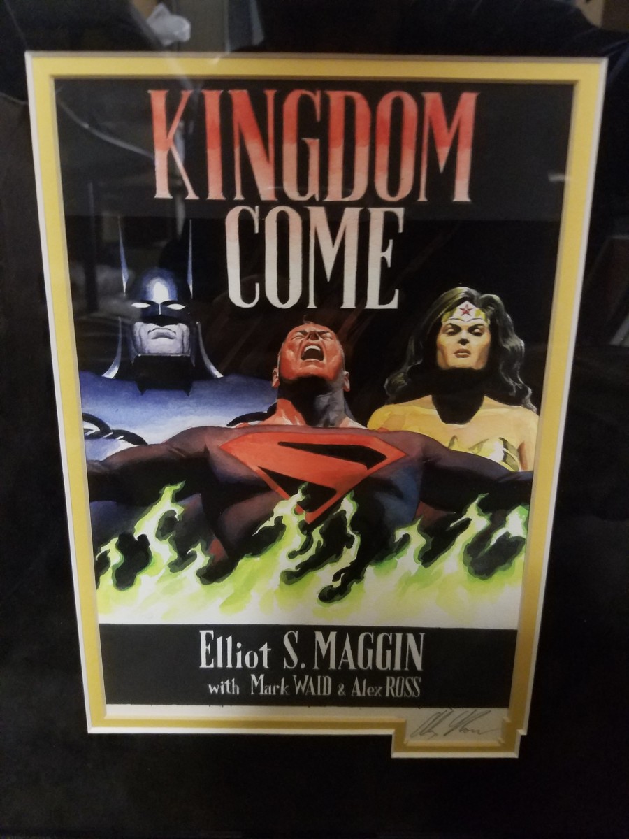 Kingdom Come hardcover - prelim artwork by Alex Ross 