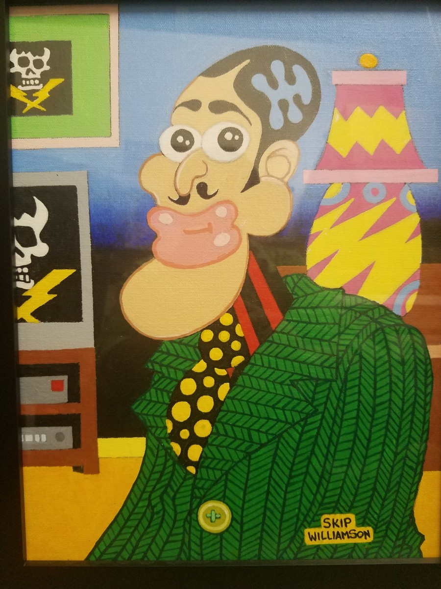 Sammy Smoot portrait by Skip Williamson 