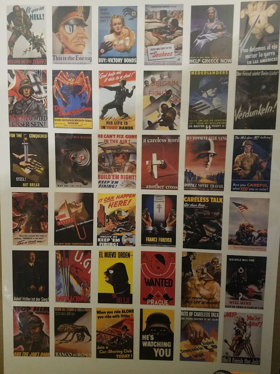 Propaganda Poster cards - proof sheet, Image 1.