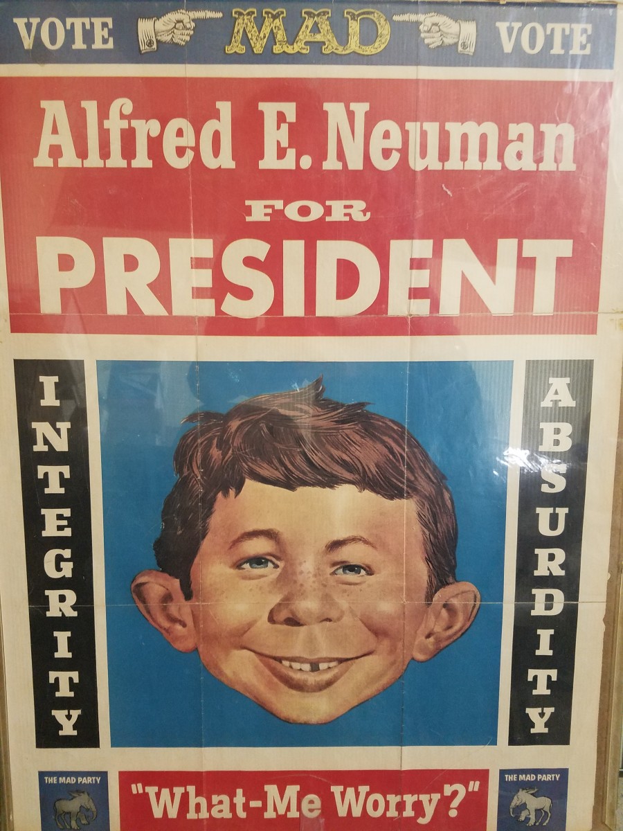 Alfred E. Neuman for President - Worst From Mad #3 bonus (1960) 