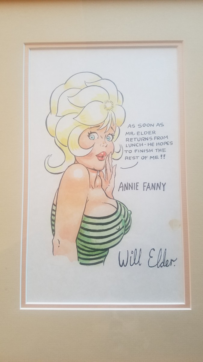 Annie Fanny watercolor by Will Elder 