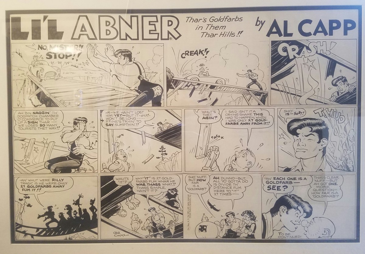 Li'l Abner Sunday page (1960) by Al Capp 