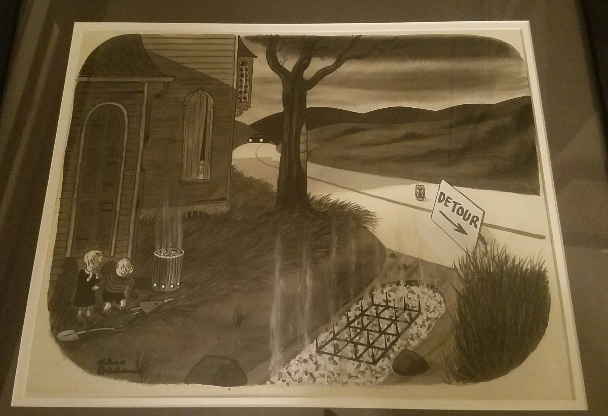 New Yorker cartoon by Charles Addams 