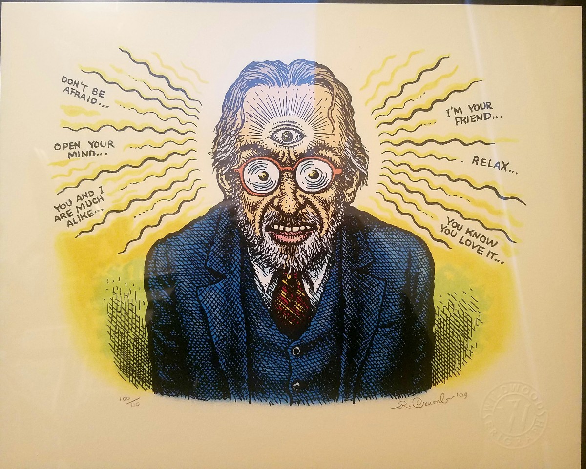 Third Eye - s&n litho by Robert Crumb 