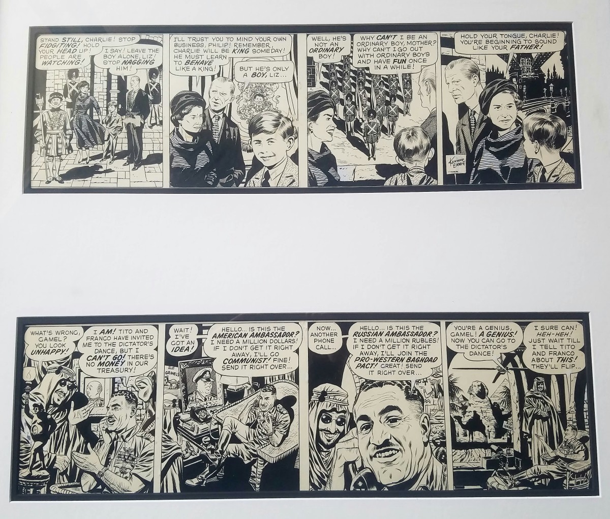 Comic Strip Heroes Taken from Real Life - Mad#48 (1959) by Wally Wood 