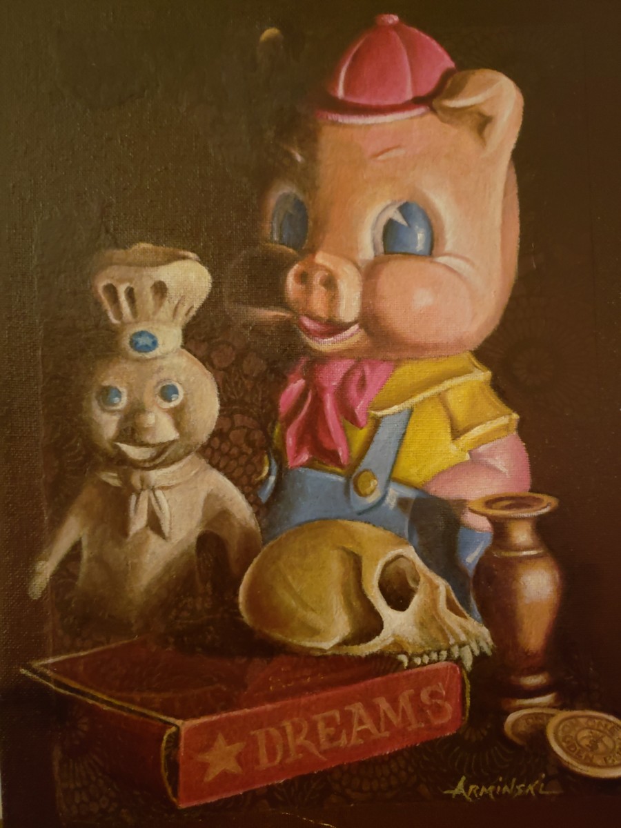 Pilsbury & Porky Pig by Mark Arminski 