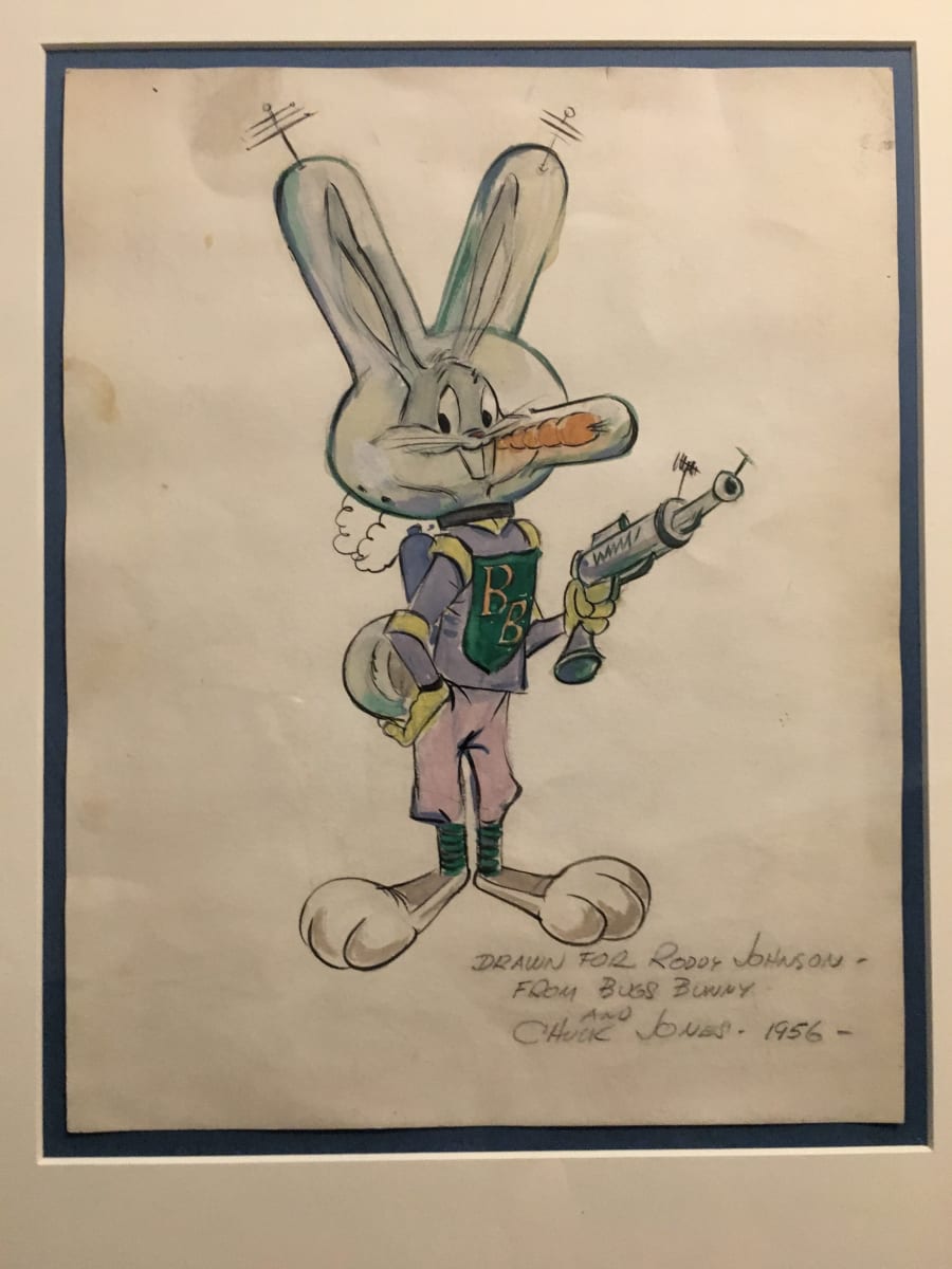 Bugs Bunny Spacesuit sketch by Chuck Jones, Image 1.