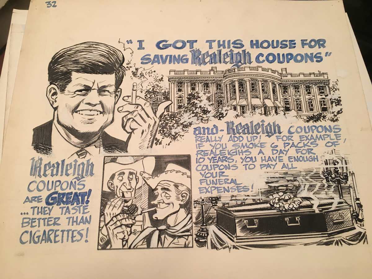 3 different 'Nutty Ads' (1960's) by Wally Wood, Image 1.
