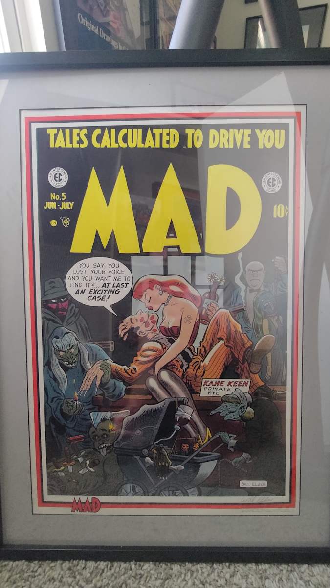 Mad cover print by Will Elder 