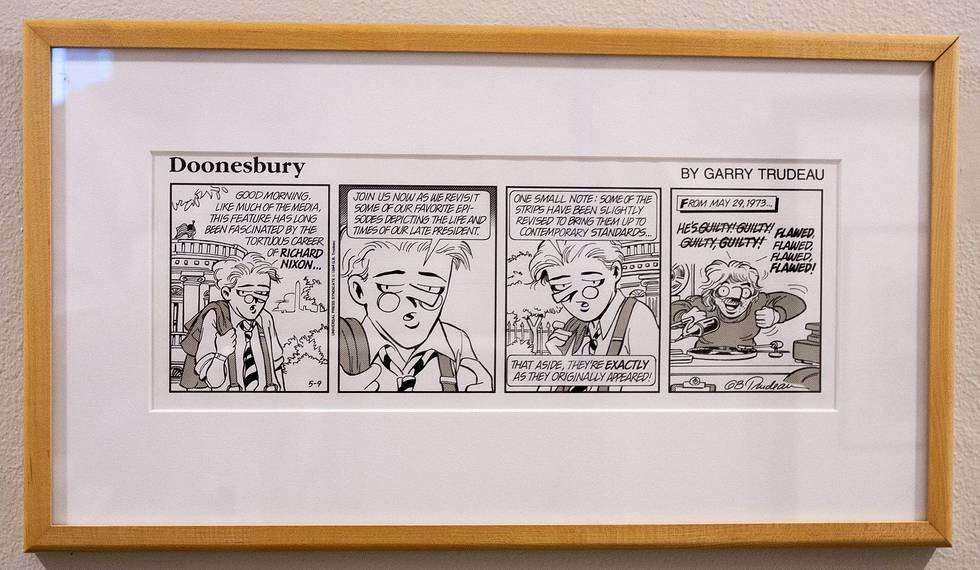 Doonesbury daily strip by Garry Trudeau, Image 1.