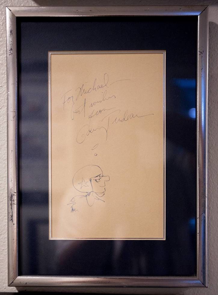 B.D. sketch by Garry Trudeau, Image 1.