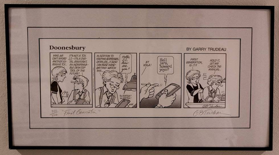 Doonesbury daily strip by Garry  Trudeau 