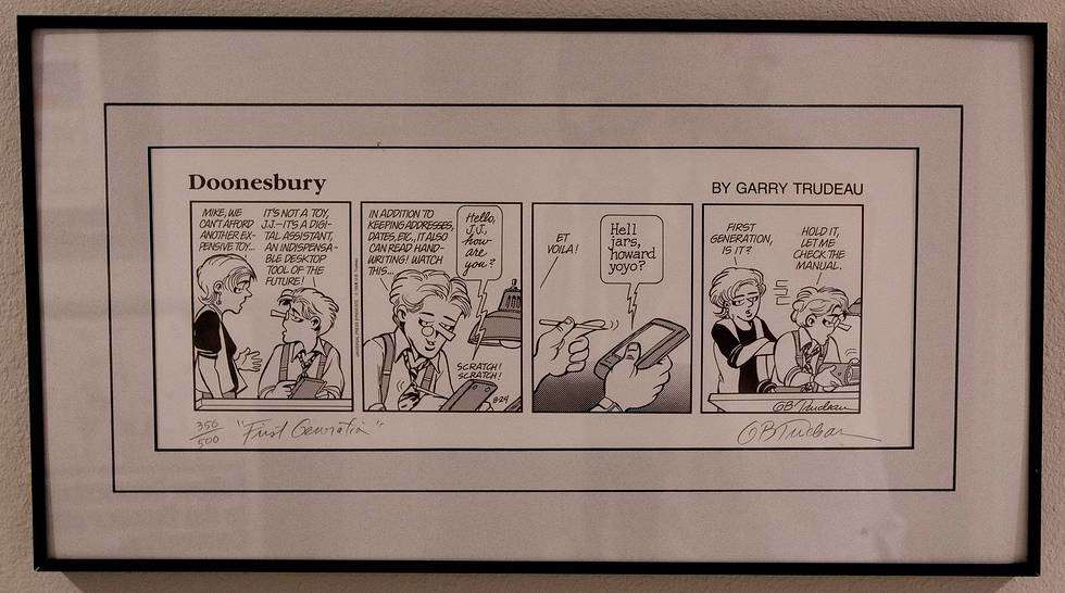 Doonesbury daily strip by Garry Trudeau, Image 1.