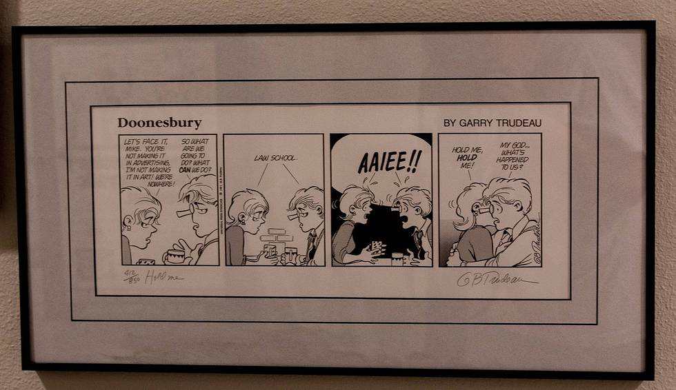 Doonesbury daily strip by Garry Trudeau, Image 1.